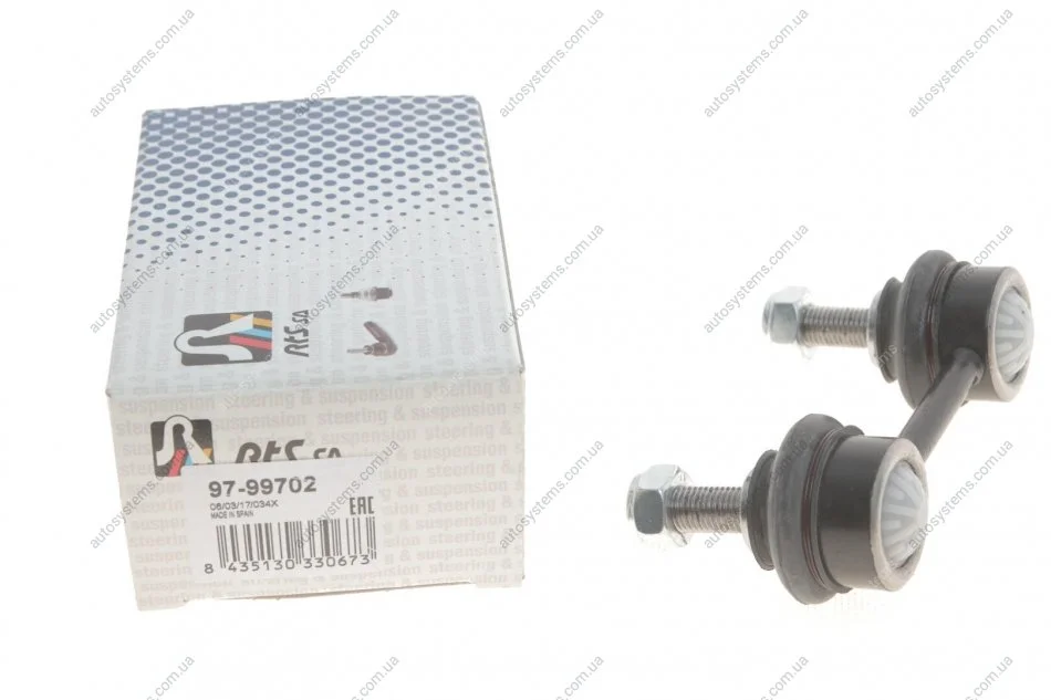 Тяга стабілізатора (заднього) Mitsubishi Lancer 92-03 RTS 97-99702 (фото 1)