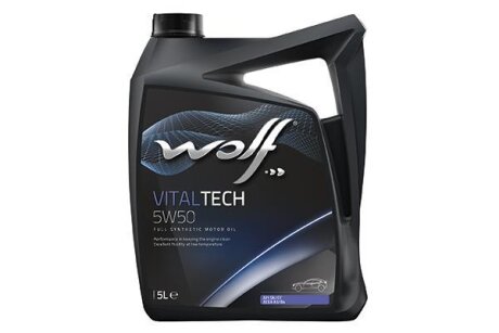 Моторное масло Wolf Vitaltech 5W-50, 5л S-Oil 8314728