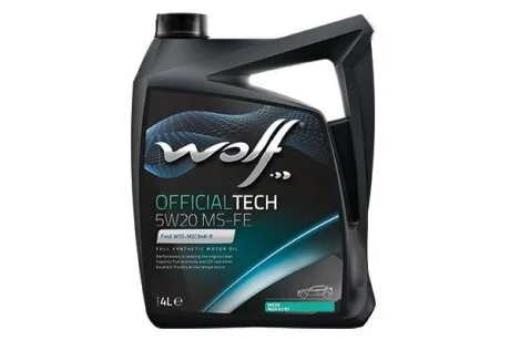 Моторное масло Wolf OfficialTech MS-FE 5W-20, 4л S-Oil 8320187