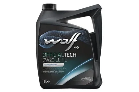 Моторное масло Wolf OfficialTech LL FE 0W-20, 5л S-Oil 8331336