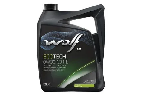 Моторное масло Wolf EcoTech FE 0W-30, 5л S-Oil 8332500
