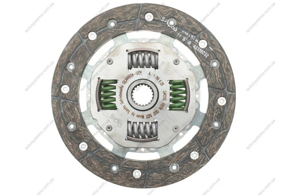 Диск зчеплення Mazda 3 1.3/1.6 03-14 (d=200mm) SACHS 1878 002 522 (фото 1)