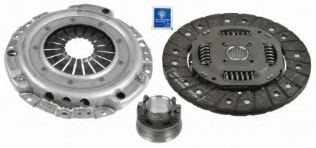Комплект зчеплення MB C-class (W202) 93-00/E-class (W210) 2.0-2.2D (OM604/OM601) (d=215mm)+вижимний SACHS 3000 704 003