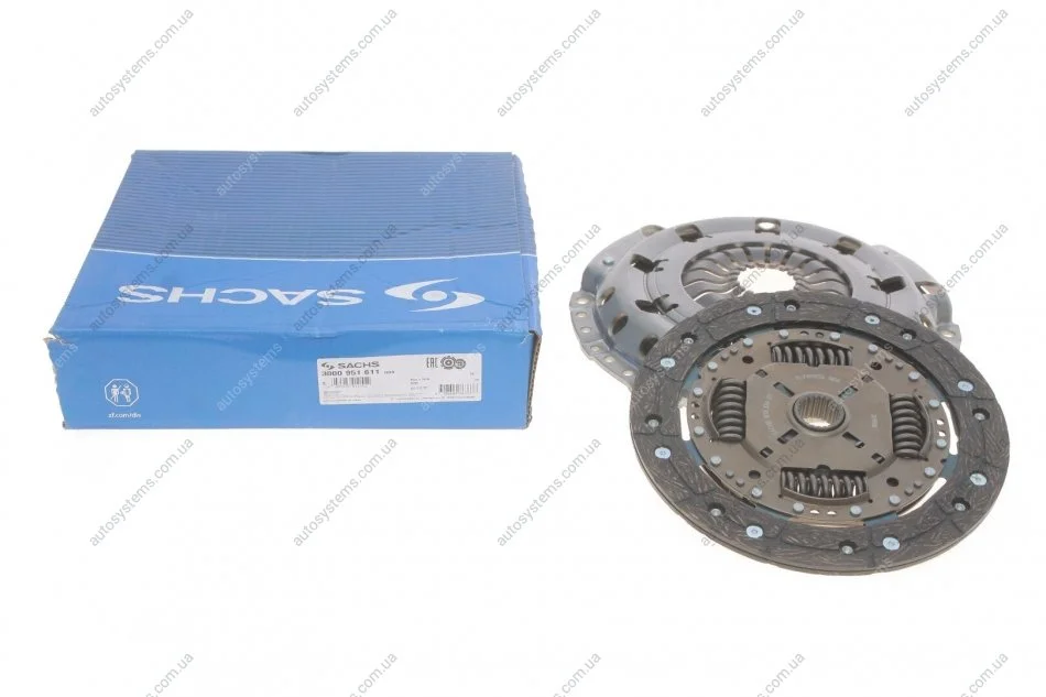 Комплект зчеплення Ford Focus 1.8 Turbo DI/TDDi 99-05 (d=228mm) SACHS 3000 951 611 (фото 1)