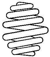 Пружина подвески задняя SACHS 996 394