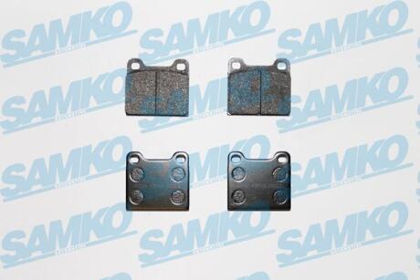 Тормозные колодки дисковые, комплект SAMKO 5SP024