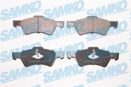 Тормозные колодки дисковые, комплект SAMKO 5SP1006