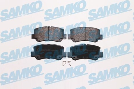 Тормозные колодки дисковые, комплект SAMKO 5SP1028