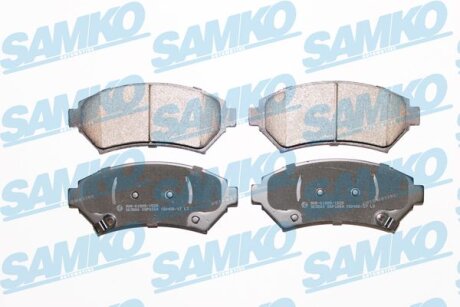 Тормозные колодки дисковые, комплект SAMKO 5SP1054
