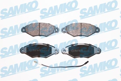 Тормозные колодки дисковые, комплект SAMKO 5SP1106