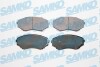 Тормозные колодки дисковые, комплект SAMKO 5SP1132 (фото 1)