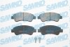 Тормозные колодки дисковые, комплект SAMKO 5SP1188 (фото 1)