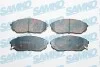 Тормозные колодки дисковые, комплект SAMKO 5SP1207 (фото 1)