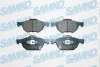 Тормозные колодки дисковые, комплект SAMKO 5SP1211 (фото 1)
