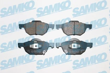 Тормозные колодки дисковые, комплект SAMKO 5SP1211