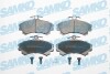 Тормозные колодки дисковые, комплект SAMKO 5SP1221 (фото 1)