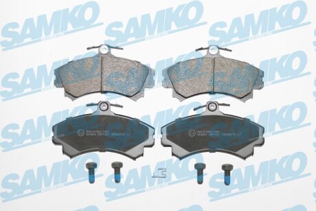 Тормозные колодки дисковые, комплект SAMKO 5SP1221