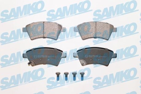 Тормозные колодки дисковые, комплект SAMKO 5SP1245