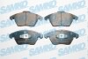 Тормозные колодки дисковые, комплект SAMKO 5SP1248 (фото 1)