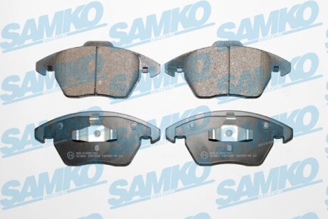Тормозные колодки дисковые, комплект SAMKO 5SP1248