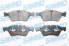 Тормозные колодки дисковые, комплект SAMKO 5SP1253 (фото 1)