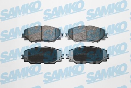 Тормозные колодки дисковые, комплект SAMKO 5SP1258