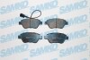 Тормозные колодки дисковые, комплект SAMKO 5SP1266 (фото 1)