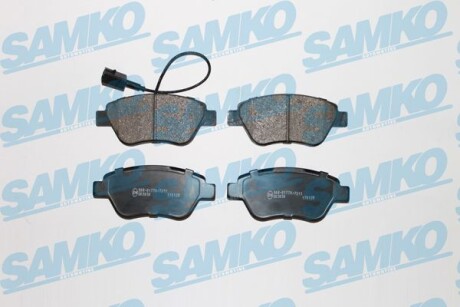 Тормозные колодки дисковые, комплект SAMKO 5SP1266