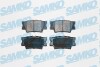 Тормозные колодки дисковые, комплект SAMKO 5SP1281 (фото 1)