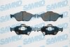 Тормозные колодки дисковые, комплект SAMKO 5SP1283 (фото 1)
