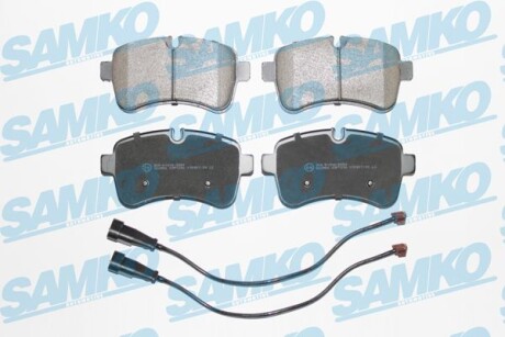 Тормозные колодки дисковые, комплект SAMKO 5SP1296A