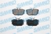 Тормозные колодки дисковые, комплект SAMKO 5SP1303 (фото 1)