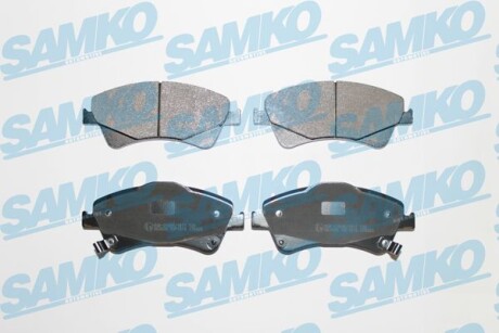Тормозные колодки дисковые, комплект SAMKO 5SP1313