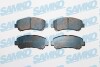 Тормозные колодки дисковые, комплект SAMKO 5SP1314 (фото 1)