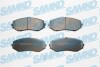 Тормозные колодки дисковые, комплект SAMKO 5SP1318 (фото 1)