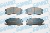Тормозные колодки дисковые, комплект SAMKO 5SP1322 (фото 1)