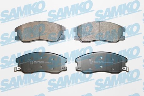 Тормозные колодки дисковые, комплект SAMKO 5SP1322