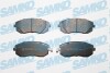 Тормозные колодки дисковые, комплект SAMKO 5SP1363 (фото 1)