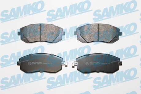 Тормозные колодки дисковые, комплект SAMKO 5SP1363