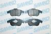 Тормозные колодки дисковые, комплект SAMKO 5SP1388 (фото 1)