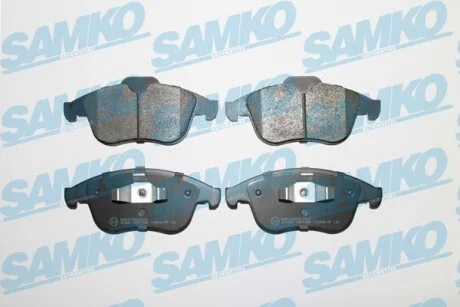 Тормозные колодки дисковые, комплект SAMKO 5SP1388