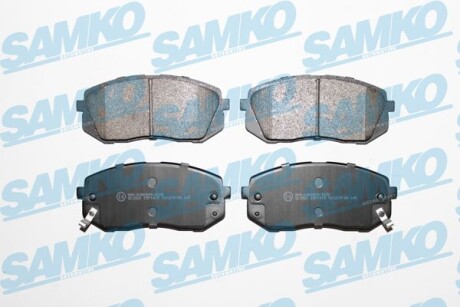 Тормозные колодки дисковые, комплект SAMKO 5SP1415