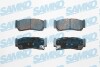 Тормозные колодки дисковые, комплект SAMKO 5SP1417 (фото 1)