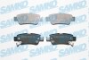 Тормозные колодки дисковые, комплект SAMKO 5SP1455 (фото 1)