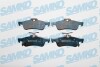 Тормозные колодки дисковые, комплект SAMKO 5SP1458 (фото 1)