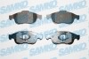 Тормозные колодки дисковые, комплект SAMKO 5SP1493 (фото 1)