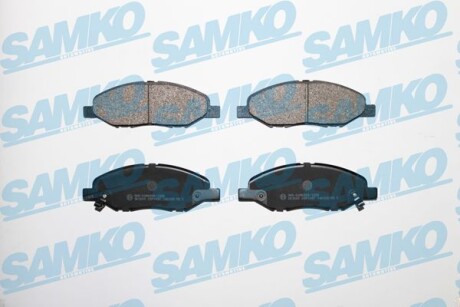 Тормозные колодки дисковые, комплект SAMKO 5SP1497