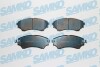 Тормозные колодки дисковые, комплект SAMKO 5SP1499 (фото 1)