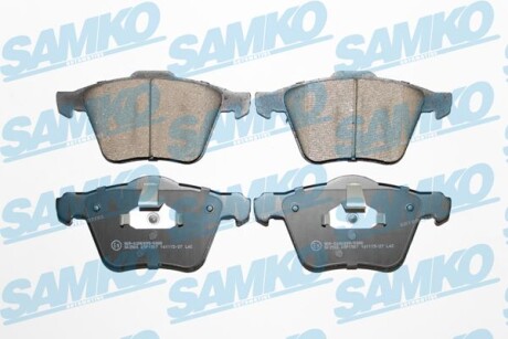 Тормозные колодки дисковые, комплект SAMKO 5SP1507