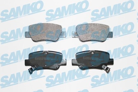 Тормозные колодки дисковые, комплект SAMKO 5SP1522